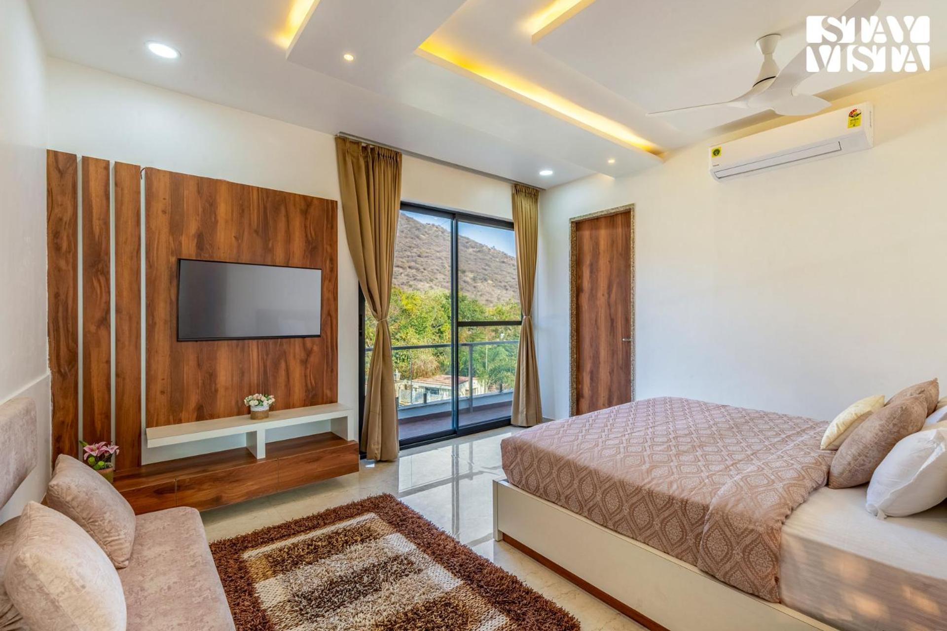 Stayvista'S Bella Dream - Mountain-View With Outdoor Pool, Lawn Featuring A Gazebo & Indoor Games Udaipur Exterior foto